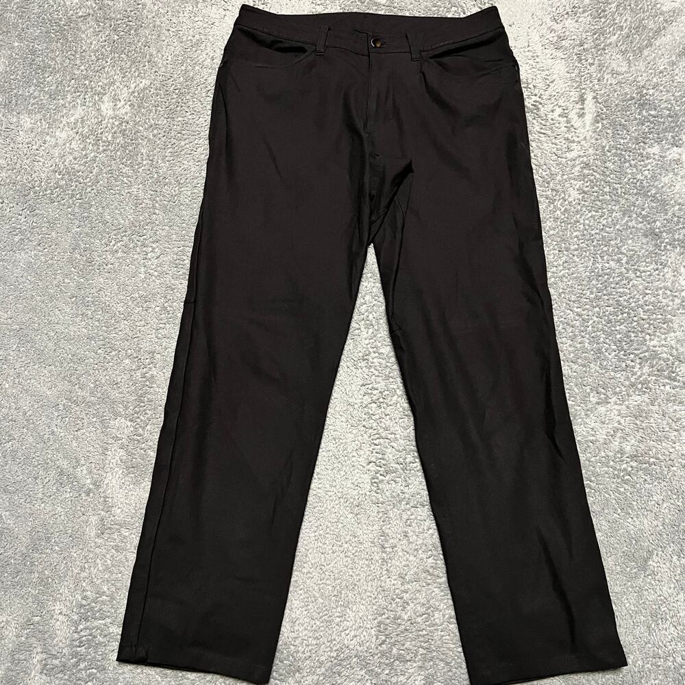 Lululemon ABC Pants Mens 31 Black Classic Fit Warpstreme Casual Golf Stretch